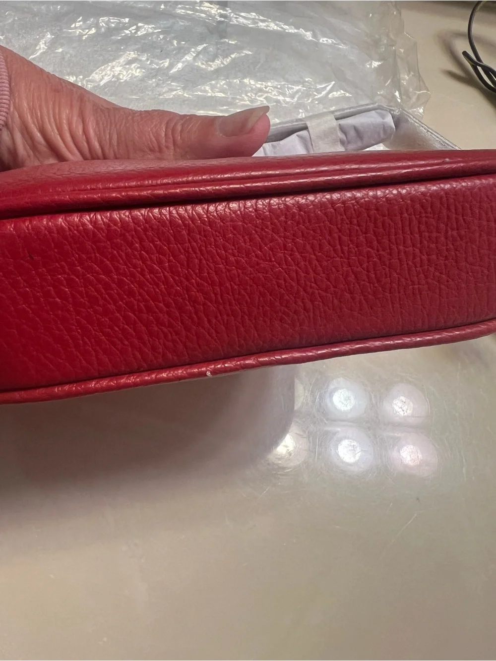 NWT Coach Nolita Pebbled Leather Wristlet